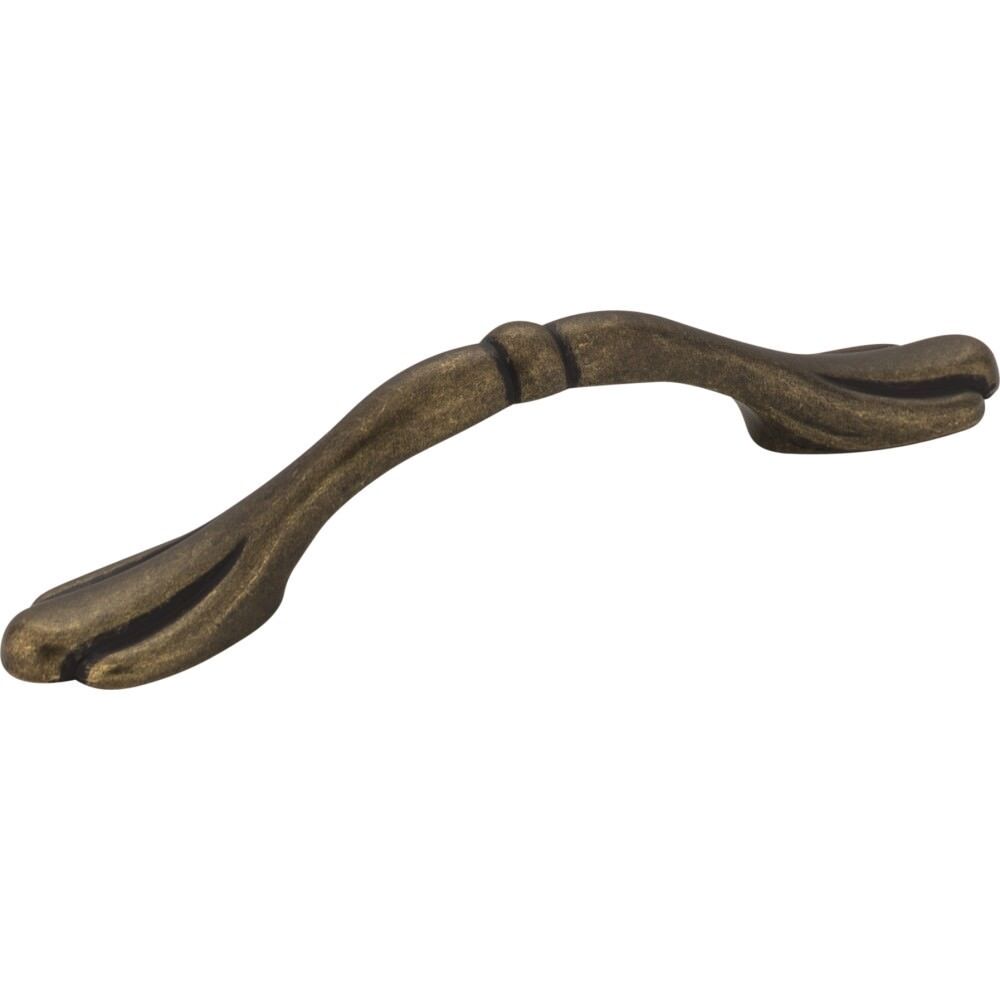 Elements 516AEM distressed antique brass cabinet pull