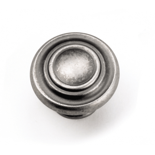 Laurey 51806 518 Windsor 1-3/8" Zinc Cabinet Knob Antique Pewter