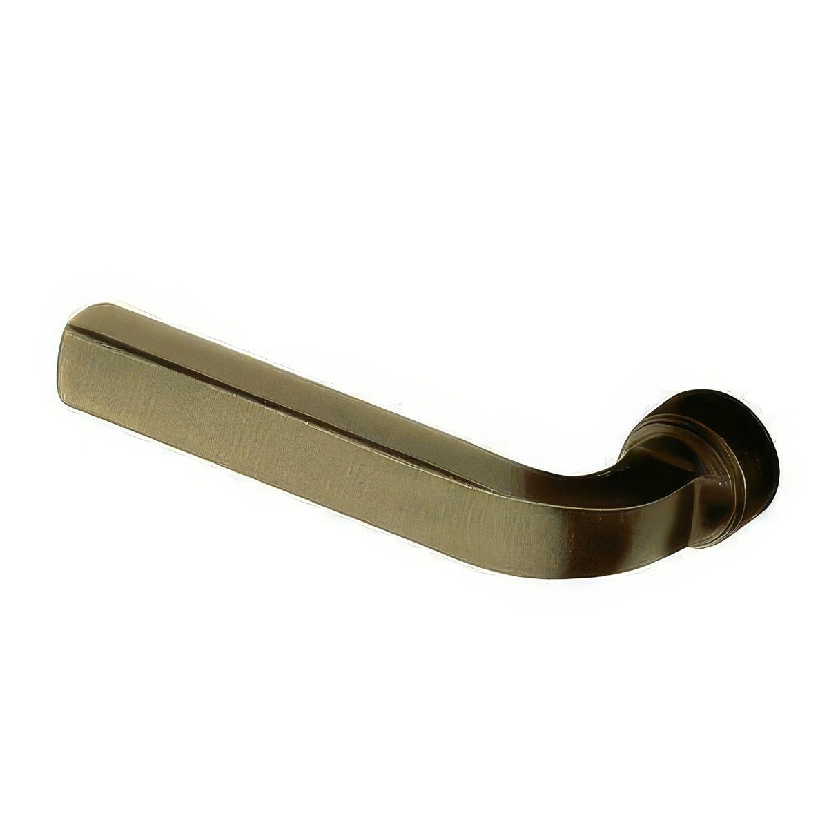 Baldwin 5190050LMR satin brass and black dummy door lever