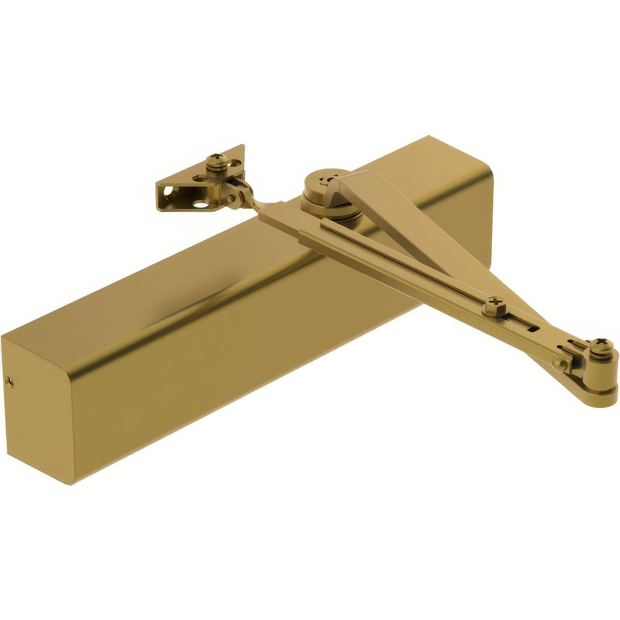 Hager 5200MLT16GOL surface mount door closer, additional view