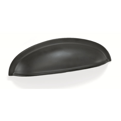 Laurey 52020 520 Nantucket 3" Solid Brass Cup Pull Matte Black