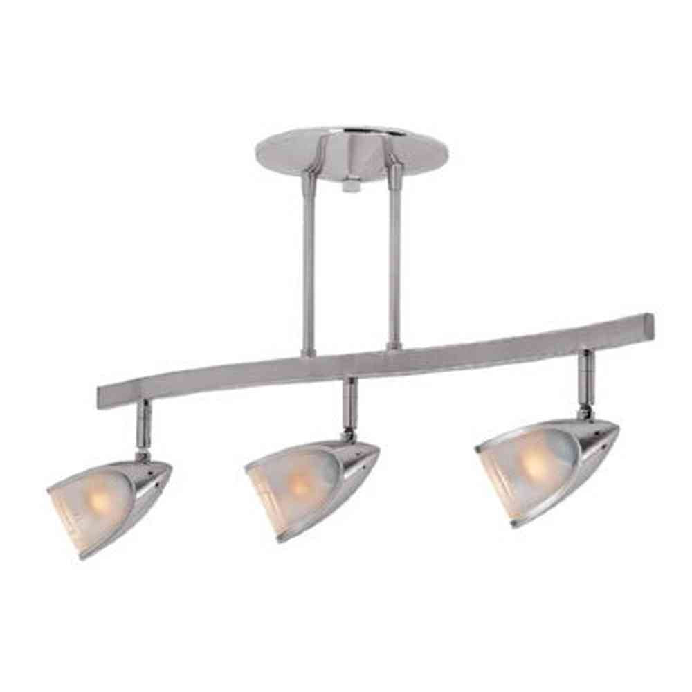 Access Lighting 52030LEDDLP-BS/OPL brushed steel led semi flush