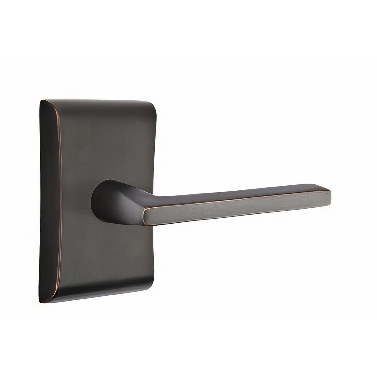 Emtek 5211HLOUS10BRH oil rubbed bronze privacy door lever