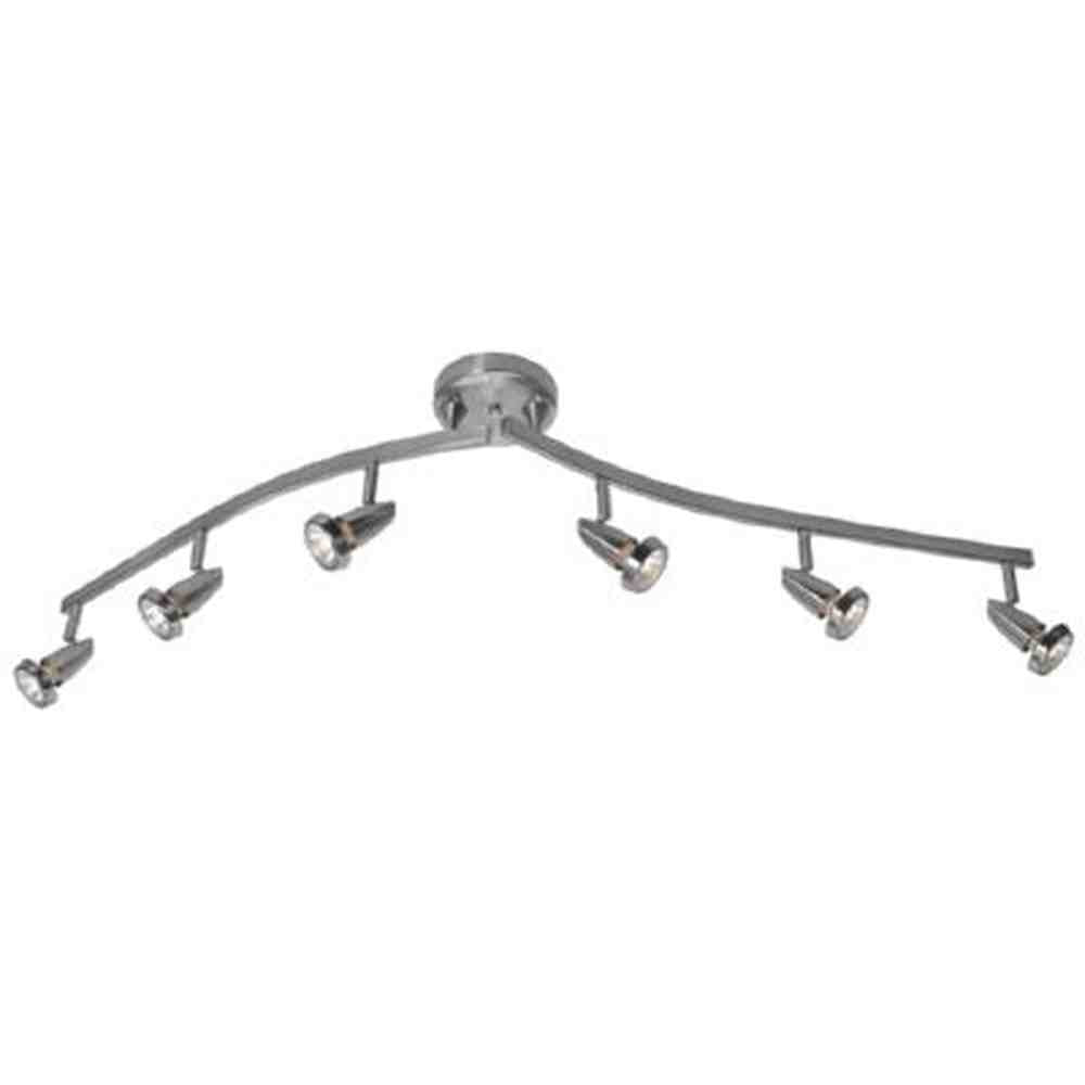 Access Lighting 52226LEDDLP-BS brushed steel led semi flush