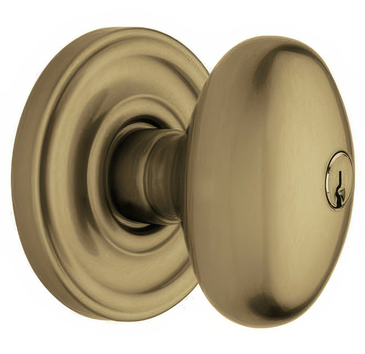 Baldwin 5225033ENTR vintage brass keyed entry door knob