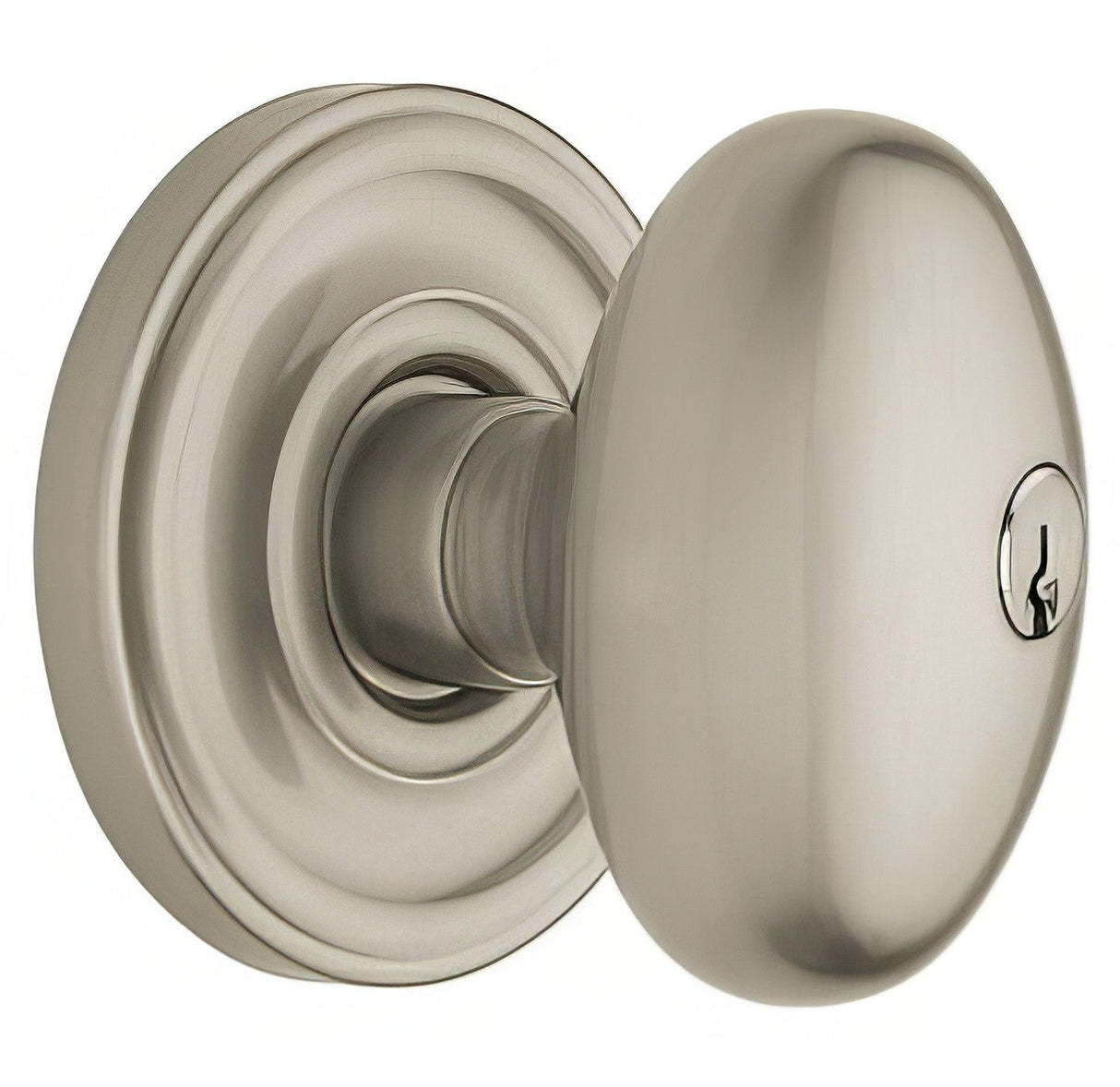 Baldwin 5225056ENTR lifetime satin nickel keyed entry door knob