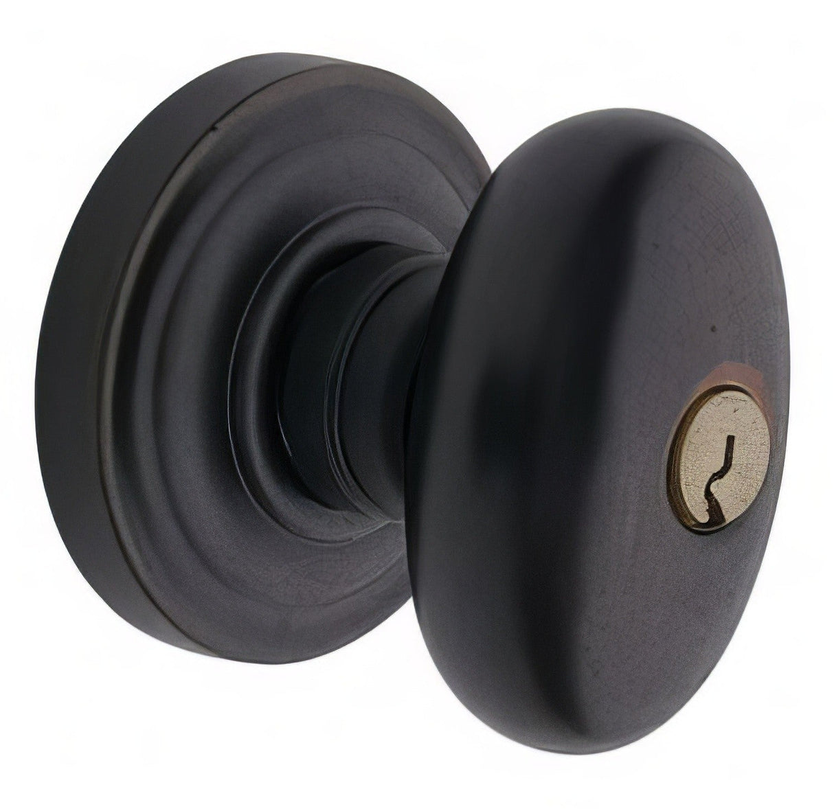Baldwin 5225402ENTR distressed oil rubbed bronze keyed entry door knob