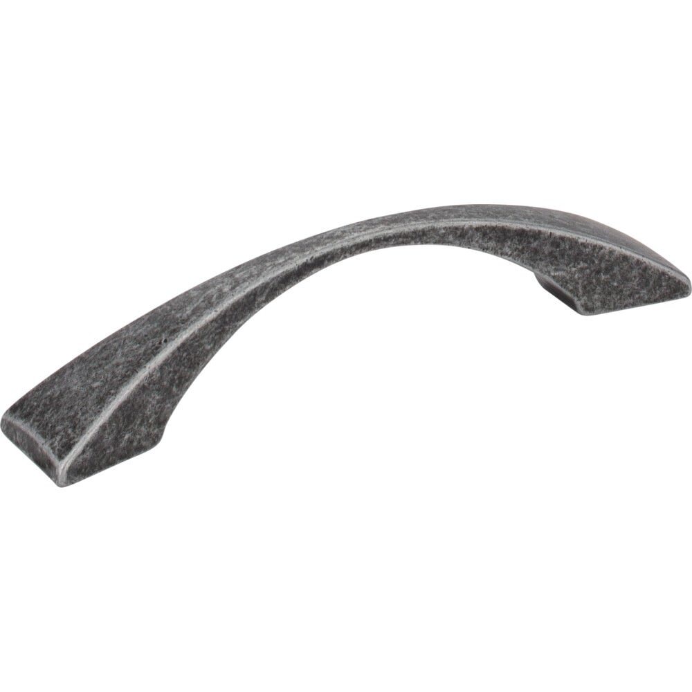 Elements 525-96SIM distressed antique silver cabinet pull