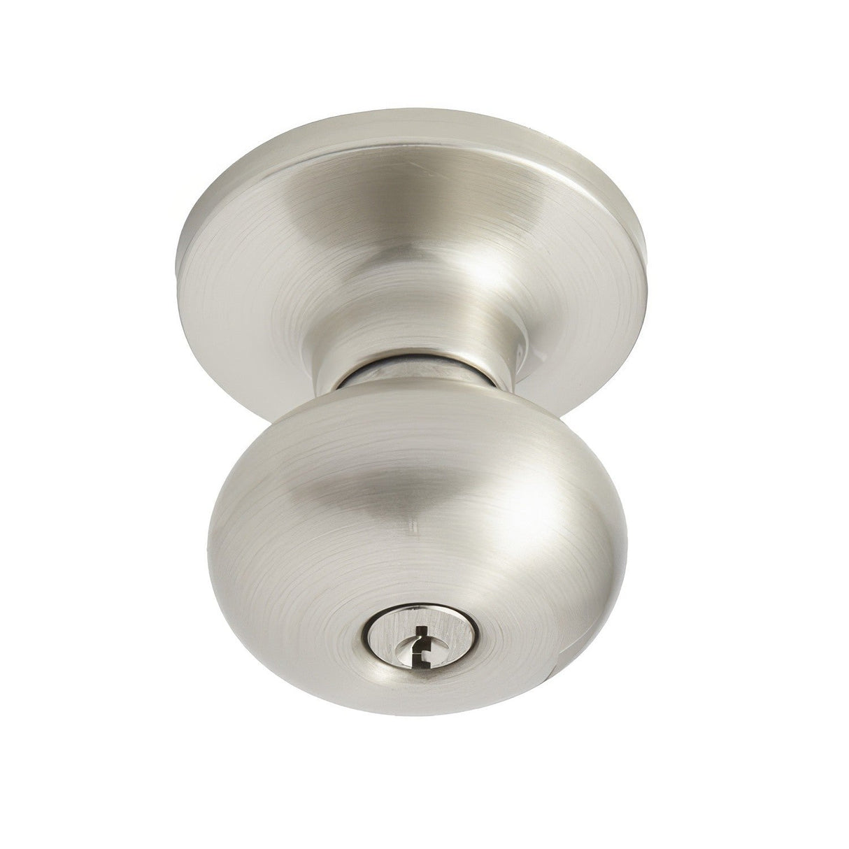 Better Home Products 82544BLK matte black keyed entry door knob
