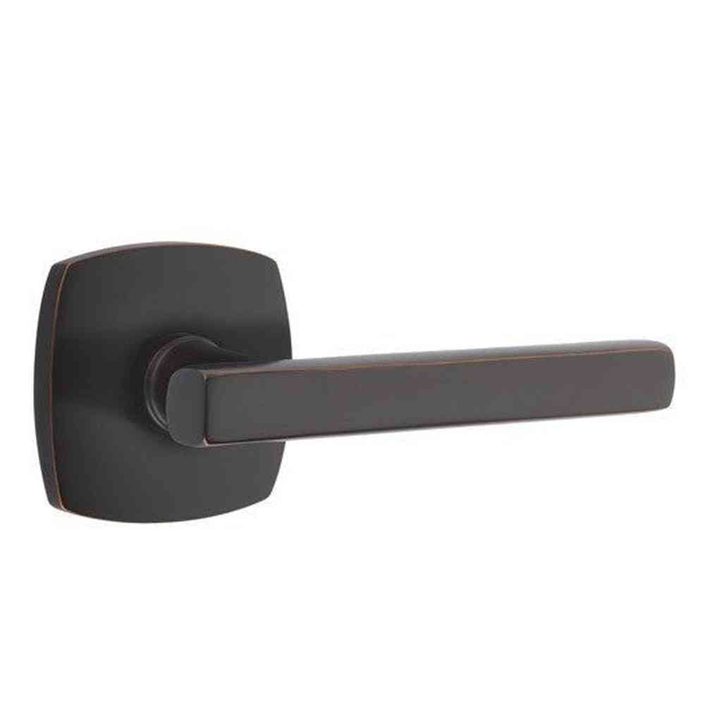 Emtek 5306FRLUS10B oil rubbed bronze dummy door lever