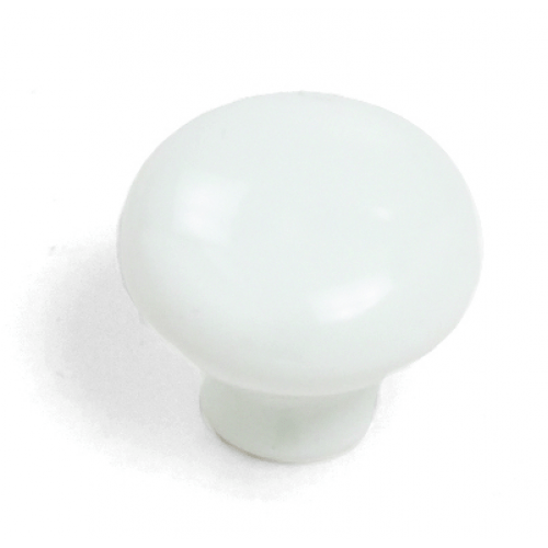Laurey 54442 544 Celebration 1-1/4" Zinc Cabinet Knob White