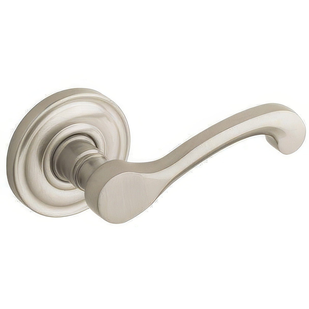 Baldwin 5445V056MR lifetime satin nickel dummy door lever