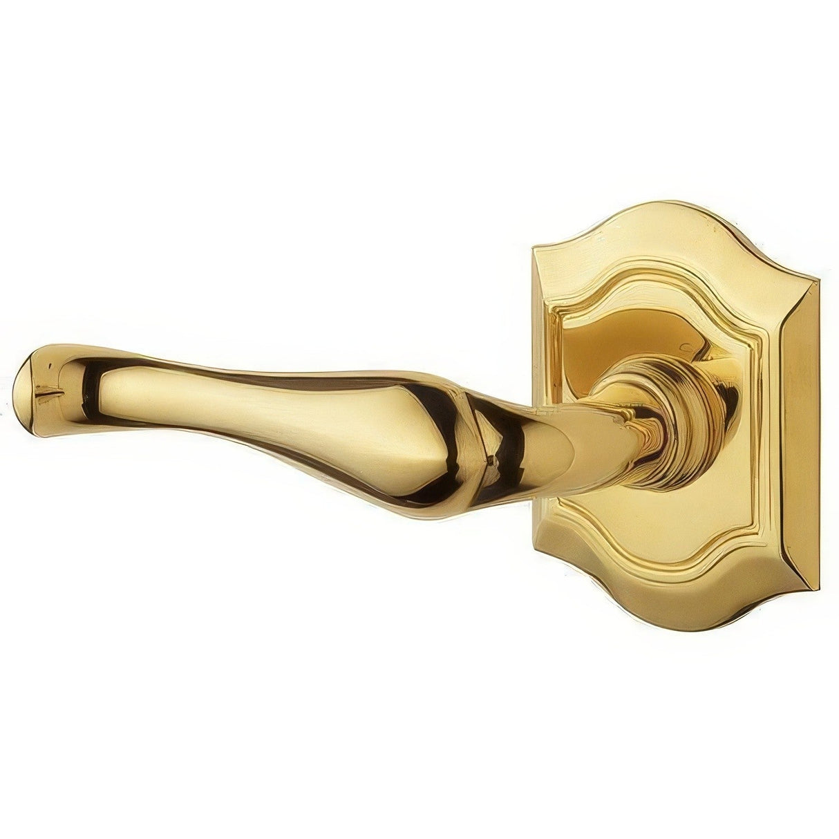 Baldwin 5447V003LMR lifetime polished brass dummy door lever