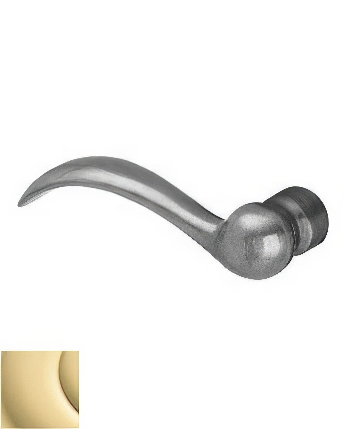 Baldwin 5452V031LMR non lacquered brass dummy door lever