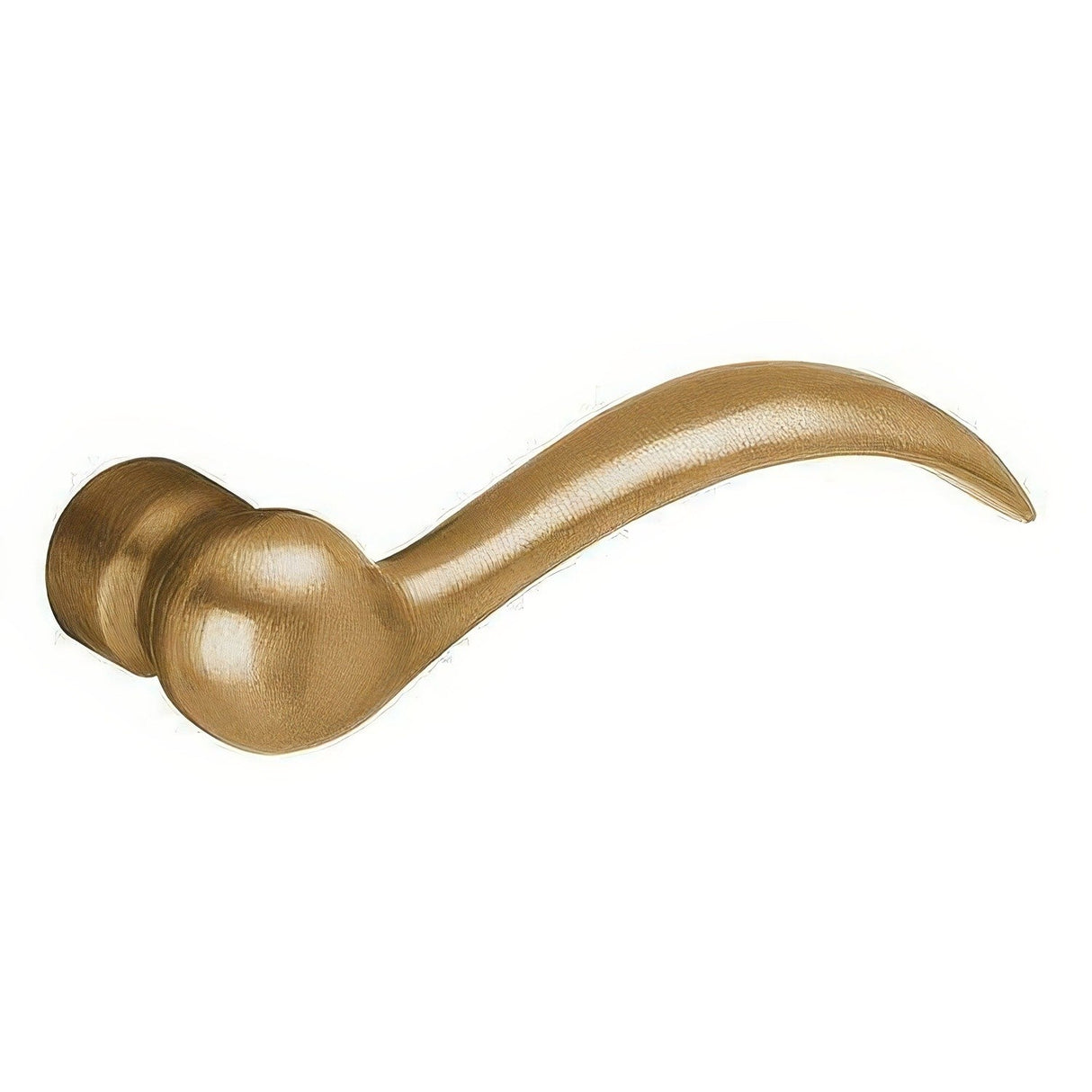 Baldwin 5452V033RMR vintage brass dummy door lever