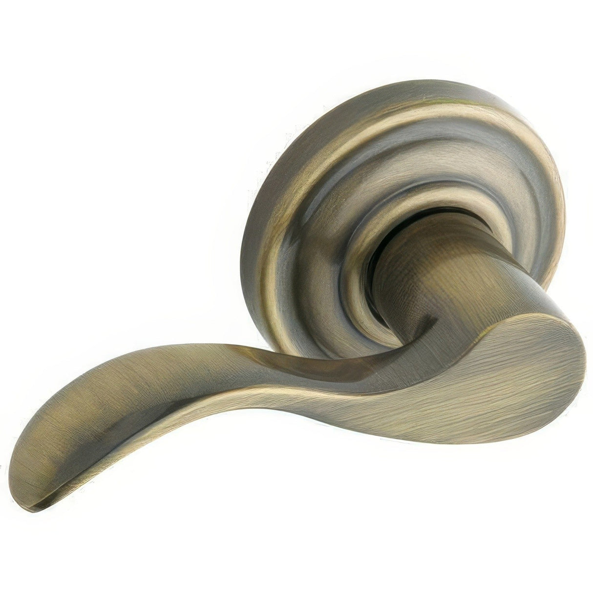 Baldwin 5455V050LMR satin brass and black single dummy