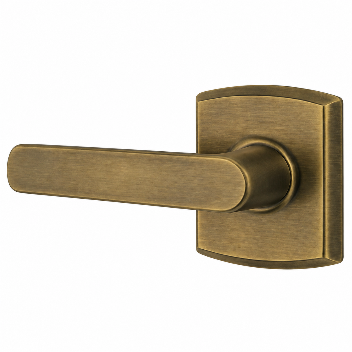 Baldwin 5485V033LMR vintage brass dummy door lever