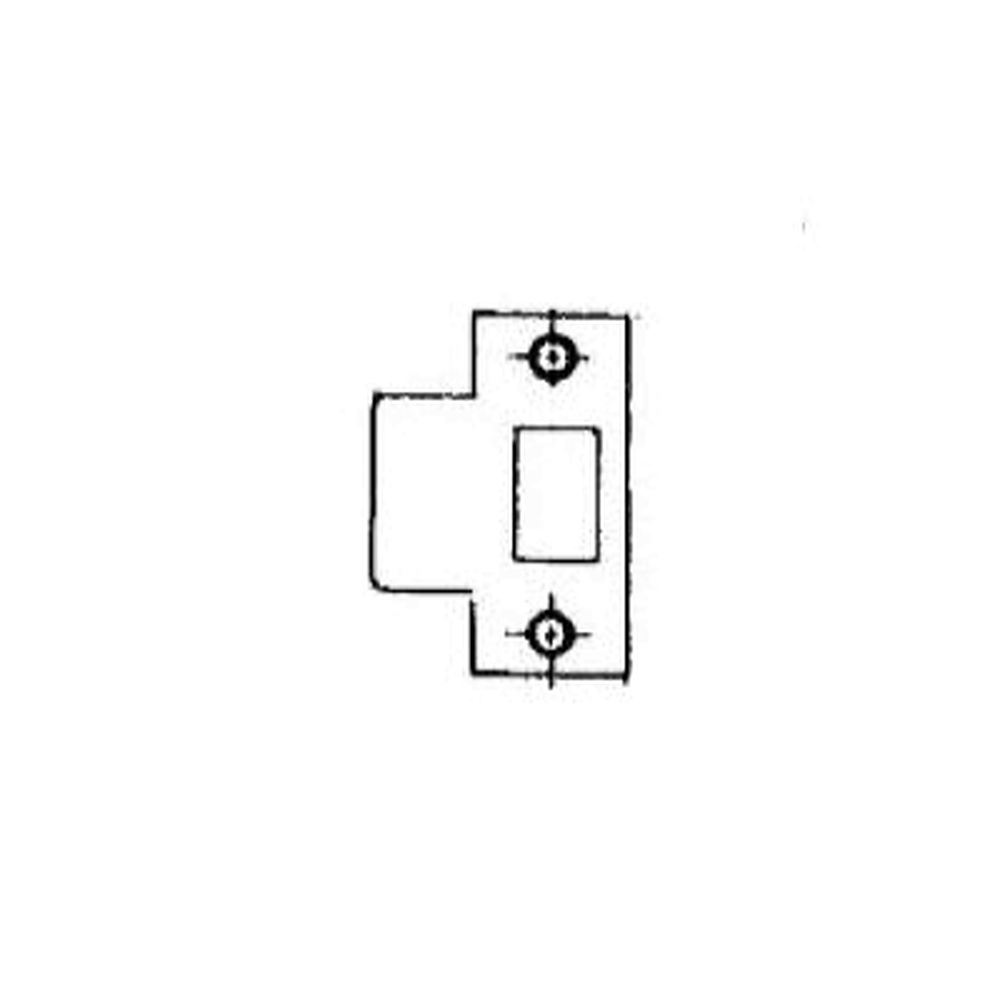 Baldwin 5510003E214 lifetime polished brass strike plate