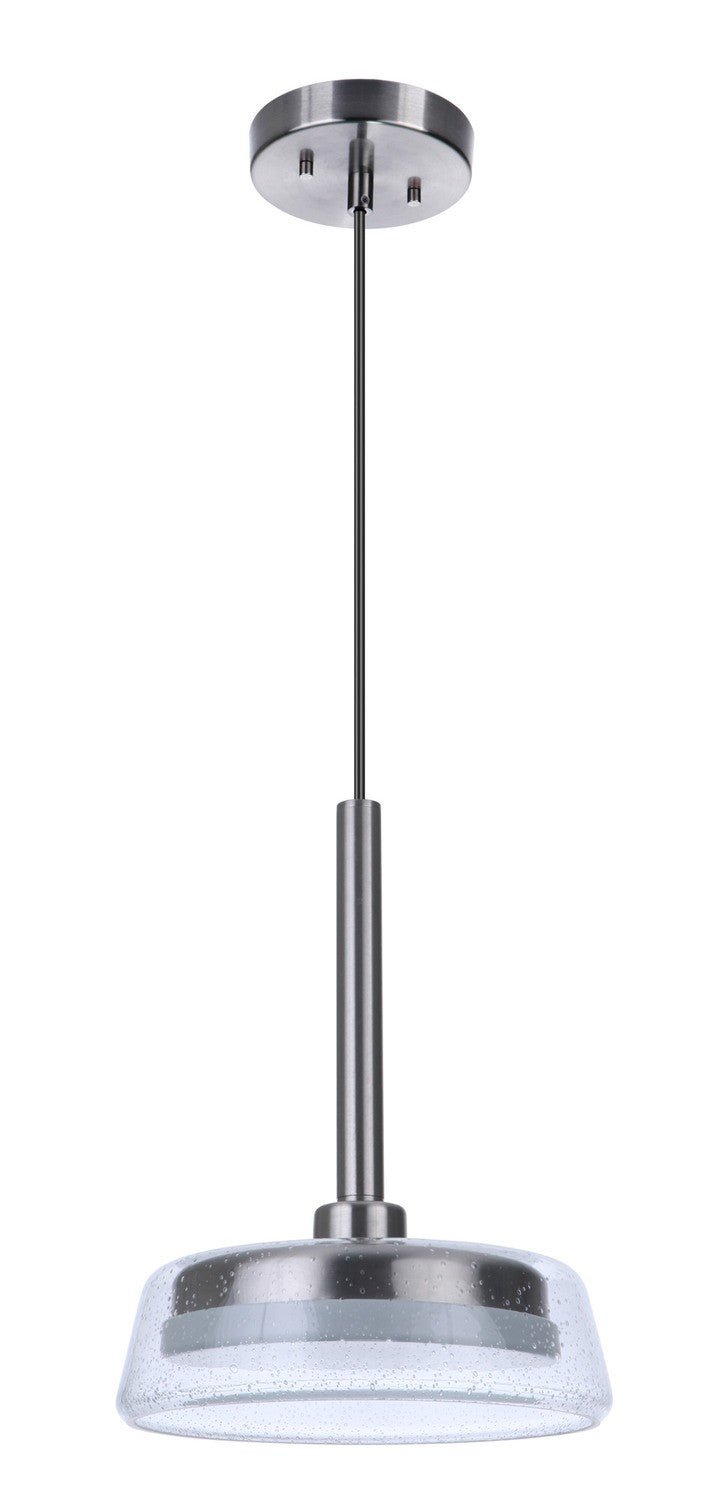 Craftmade 55191-BNK-LED-LED Centric 10" LED Pendant Brushed Polished Nickel