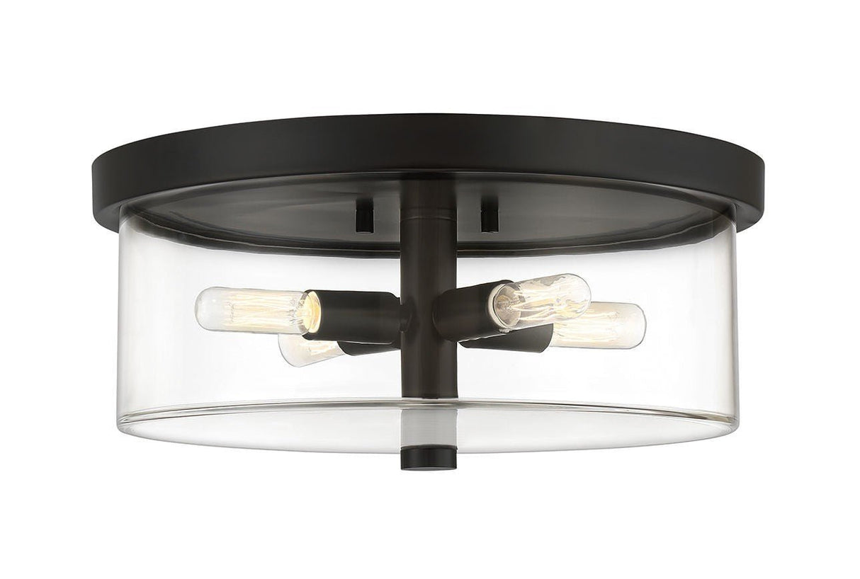 Craftmade 55684-FB flat black flushmount