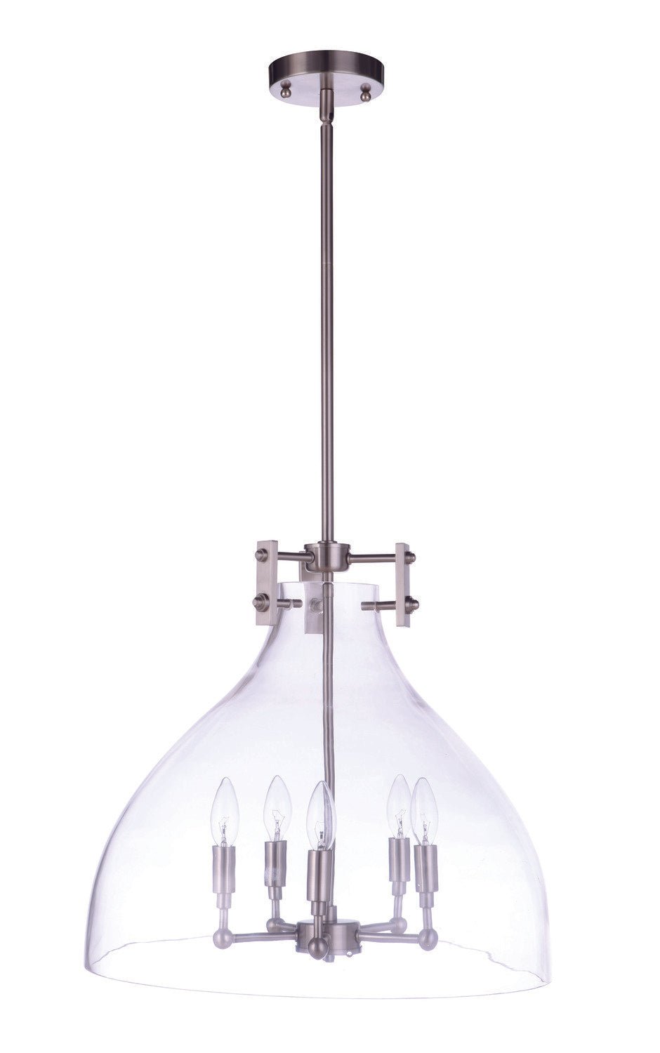 Craftmade 55895-BNK brushed polished nickel pendant