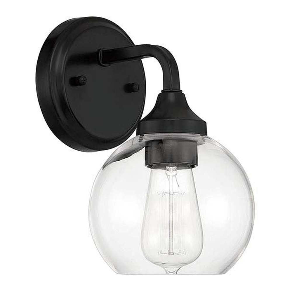 Craftmade 56201-FB flat black wall sconce