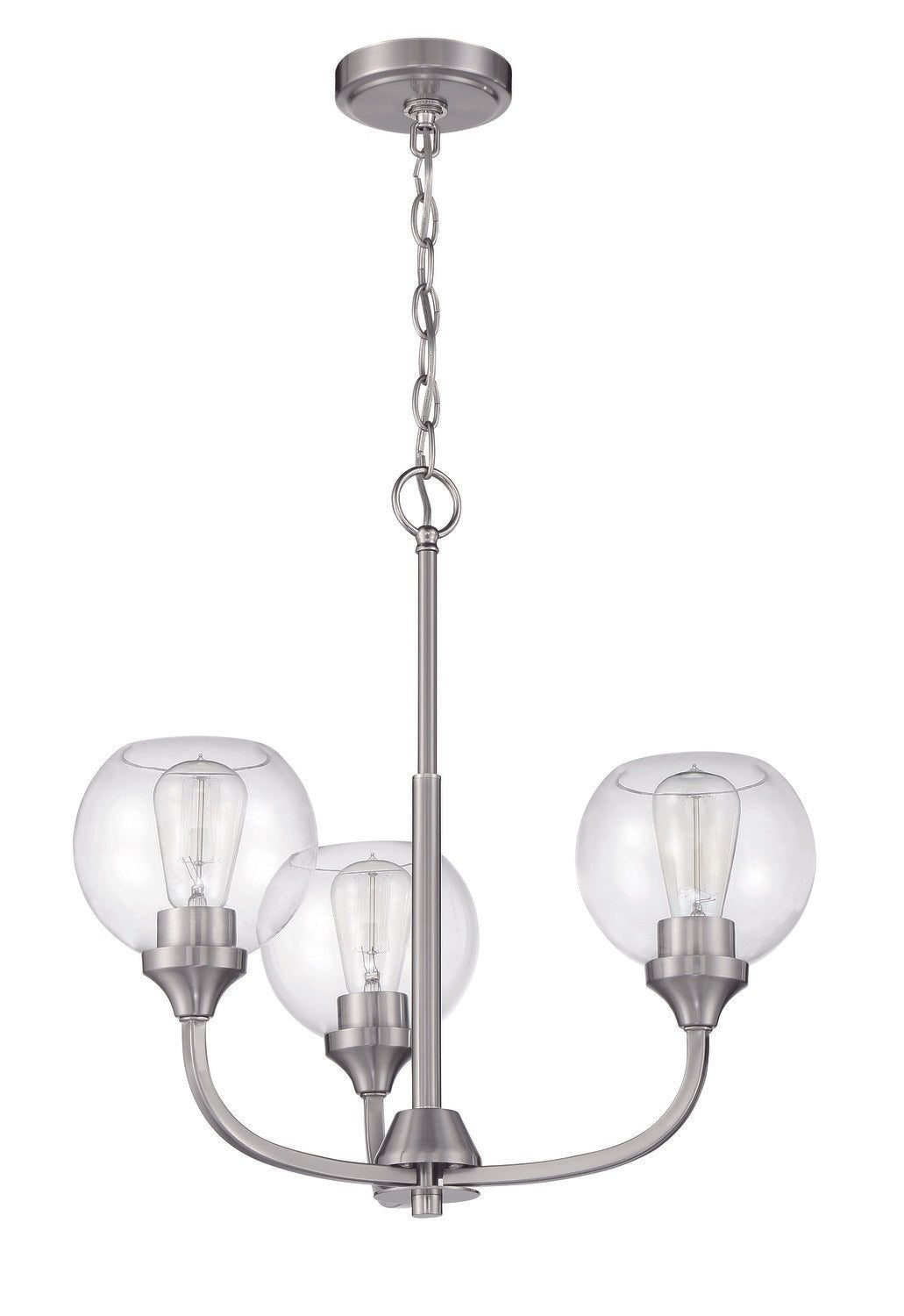 Craftmade 56223-BNK brushed polished nickel chandelier