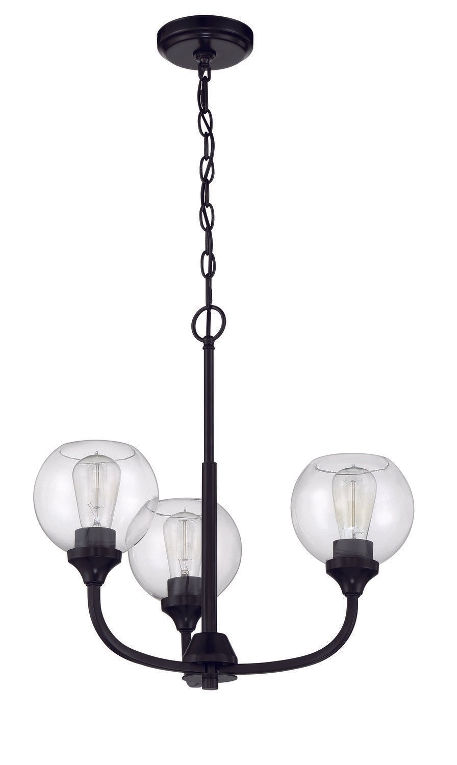 Craftmade 56223-FB flat black chandelier