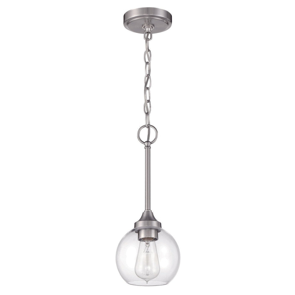 Craftmade 56291-BNK brushed polished nickel mini pendant