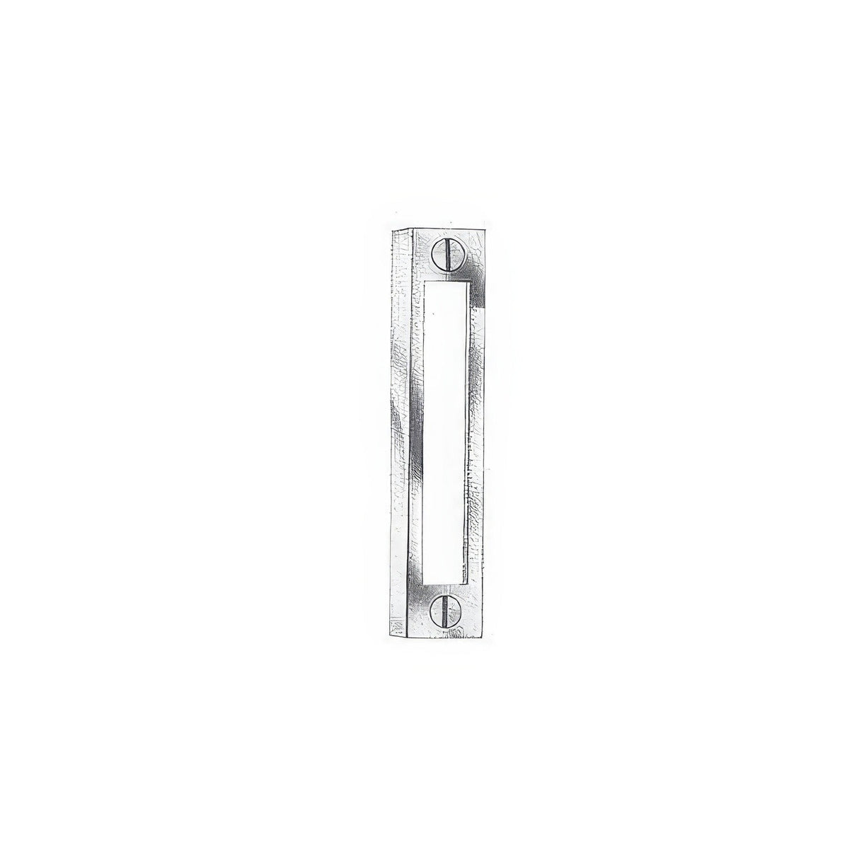 Baldwin 5642190 satin black beval keeper