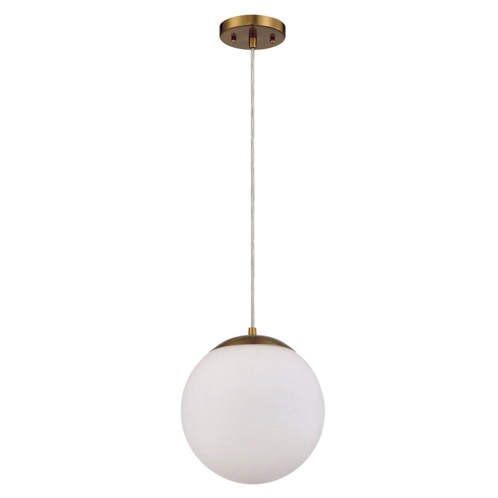 Craftmade 56891-SB-WG satin brass pendant