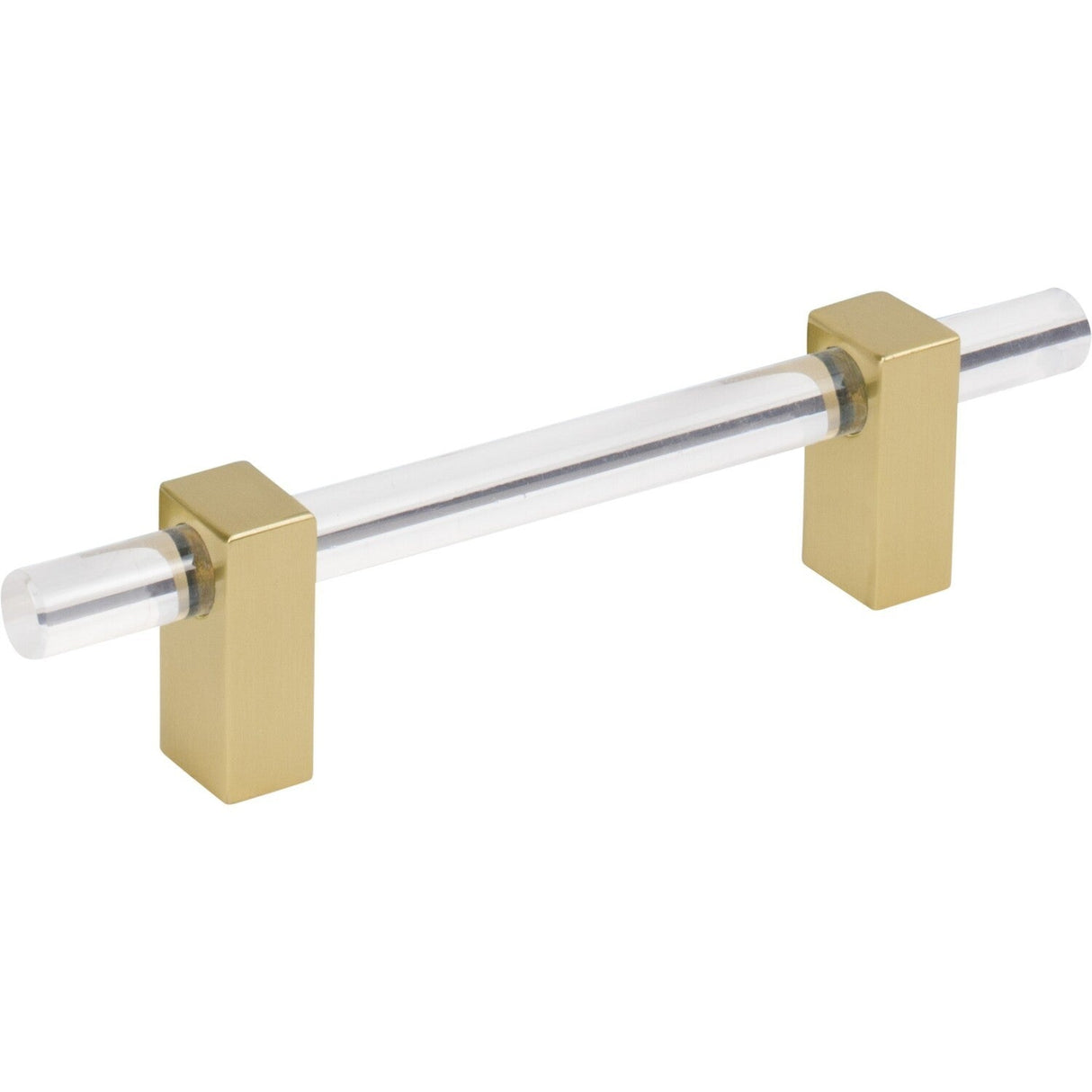 Jeffrey Alexander 578-96BG brushed gold cabinet drawer pull