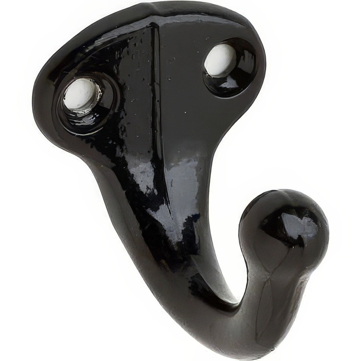 Ives 581ABLK single wardrobe hook in satin nickel, additional view