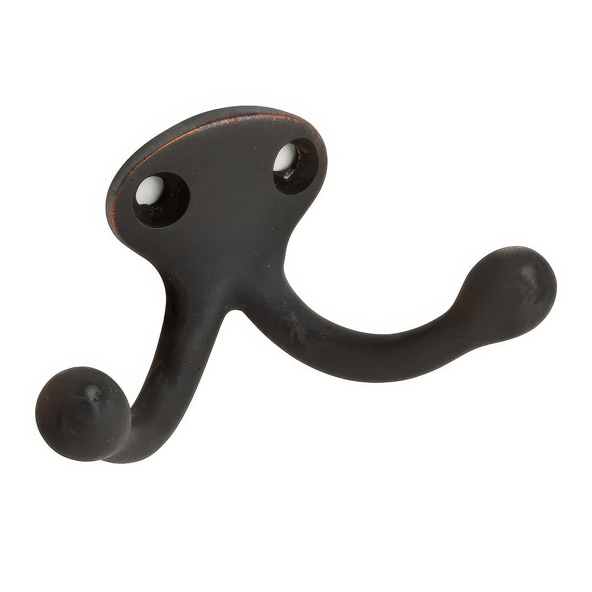 Ives 582A716 double wardrobe hook in satin stainless, additional view