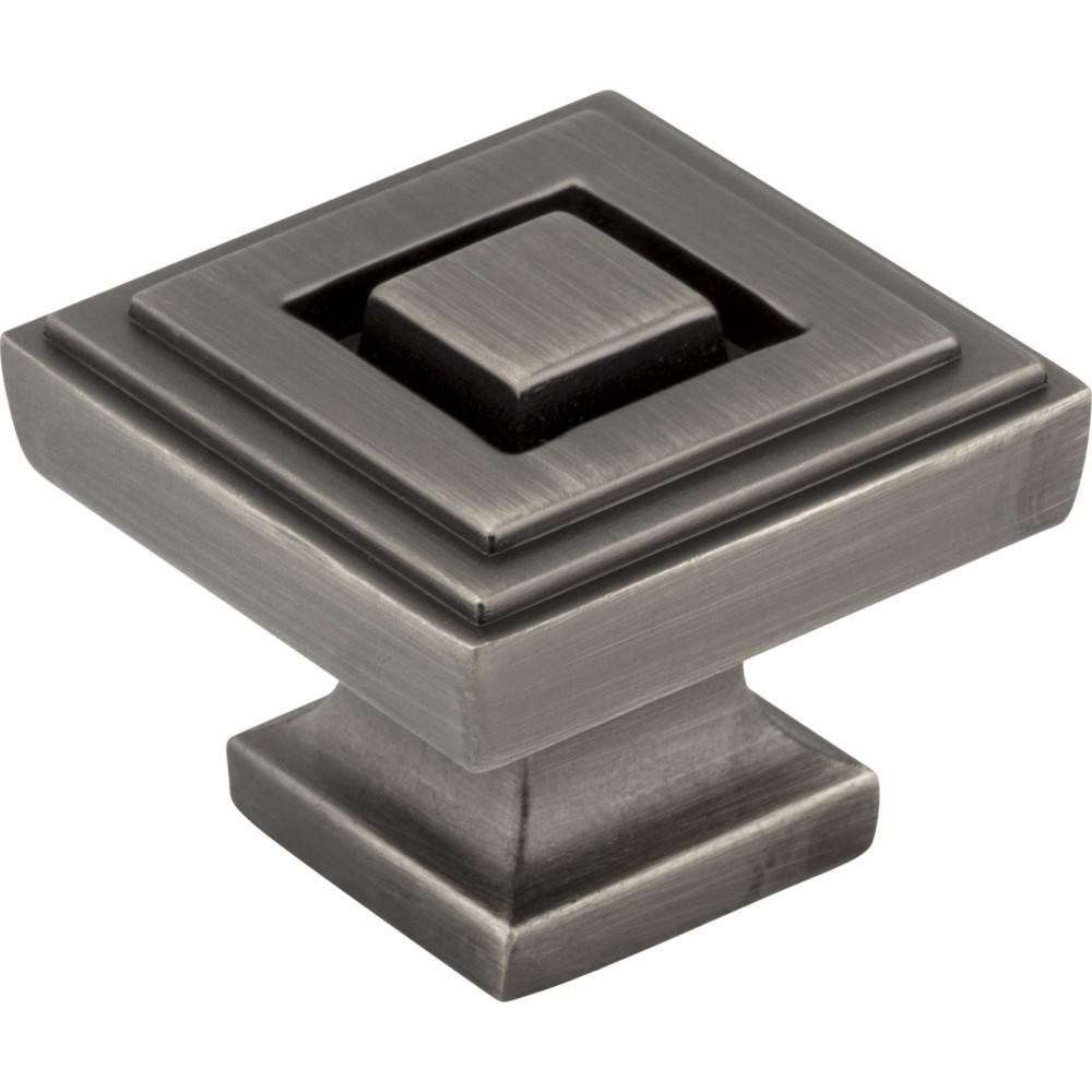 Jeffrey Alexander 585L-BNBDL brushed pewter cabinet knob