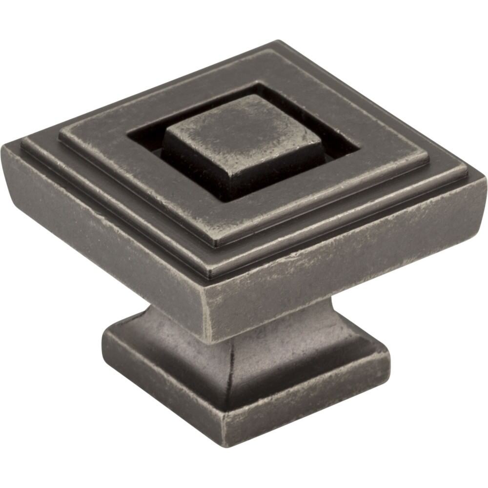 Jeffrey Alexander 585L-DP distressed pewter cabinet knob