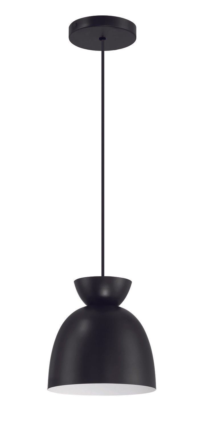 Craftmade 59191-FB flat black mini pendant
