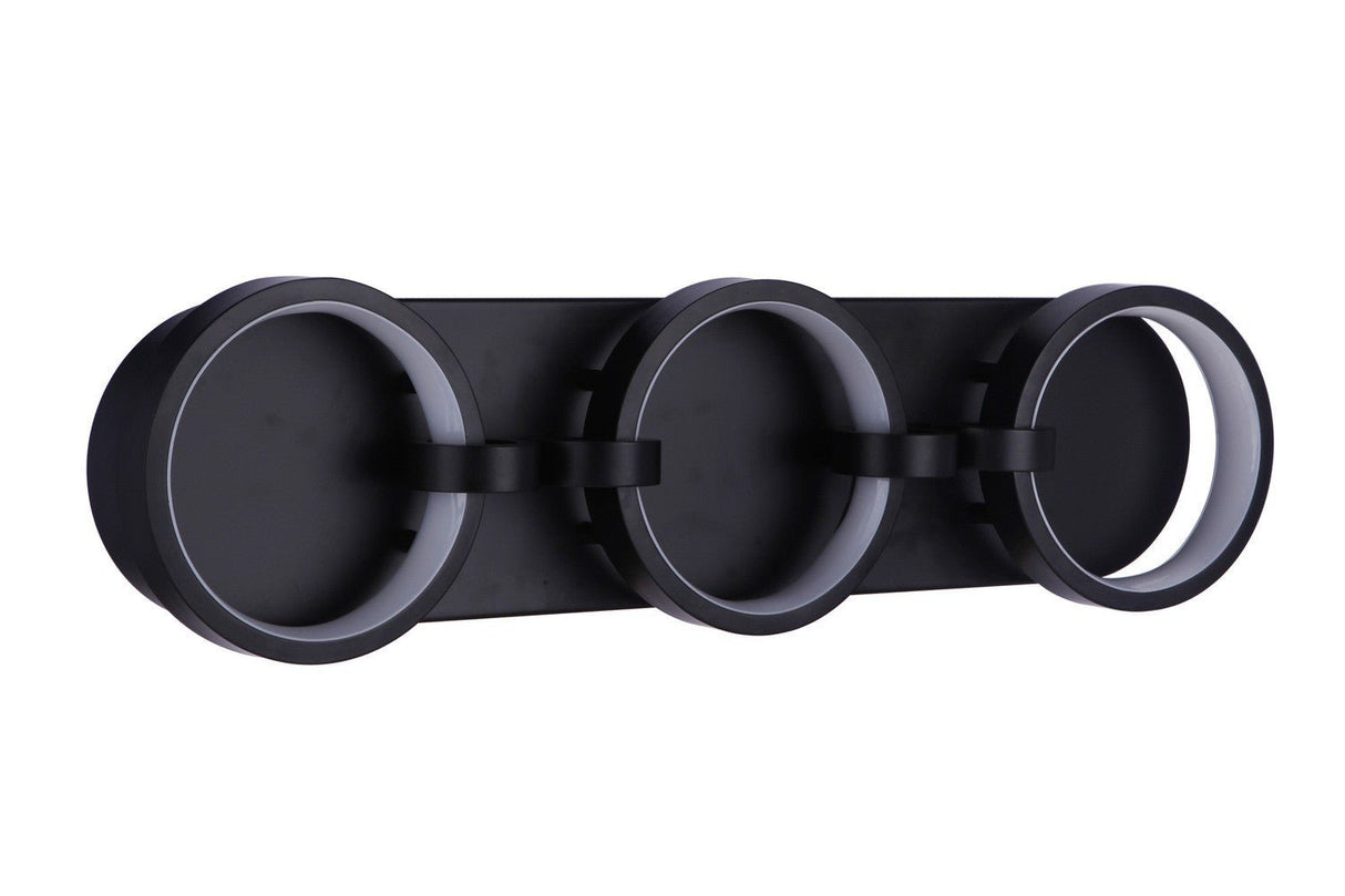 Craftmade 59303-FB-LED flat black vanity