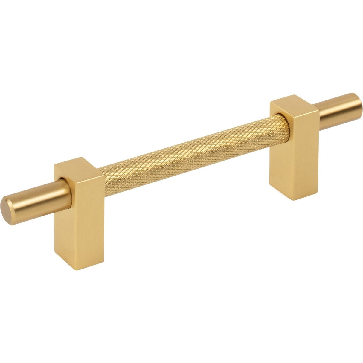 Jeffrey Alexander 598-96BG brushed gold cabinet drawer pull