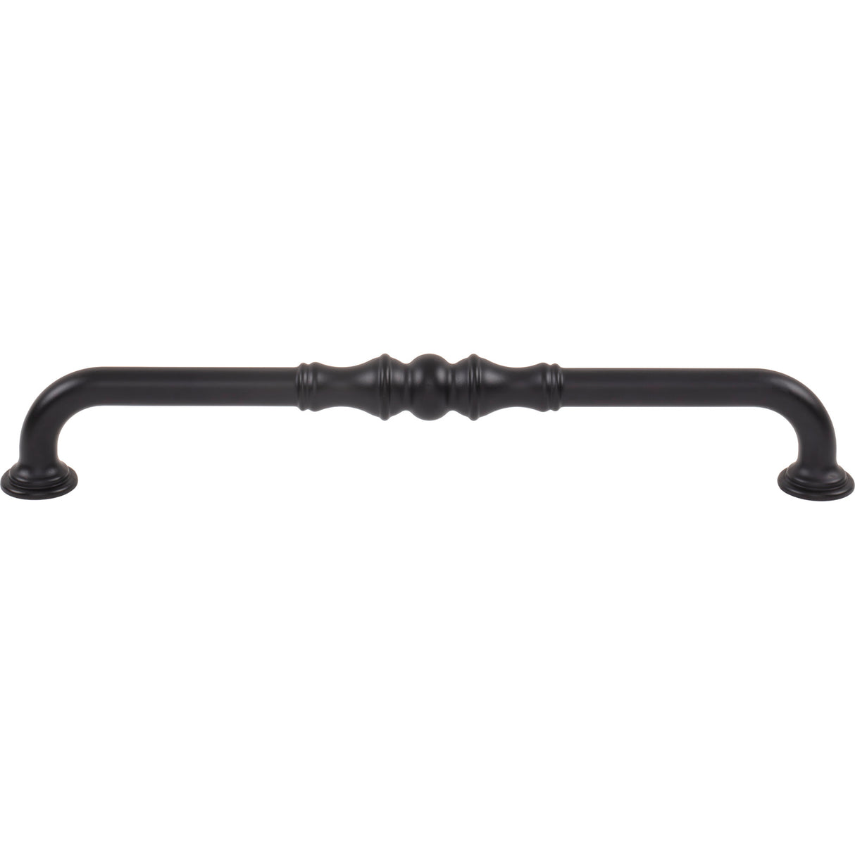 Top Knobs TK3435BLK Bayridge 8 13/16" Center to Center Bar Pull Flat Black