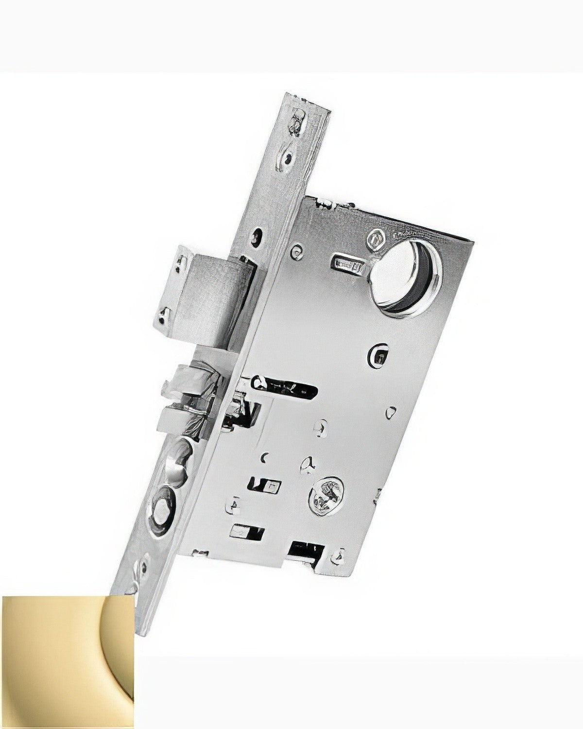 Baldwin 6010031RRLS non lacquered brass mortise lock