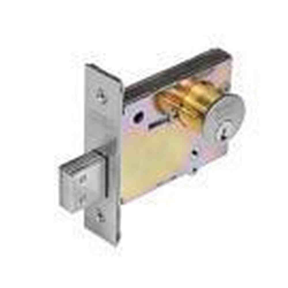 Sargent 6048526D satin chrome single cylinder deadbolt