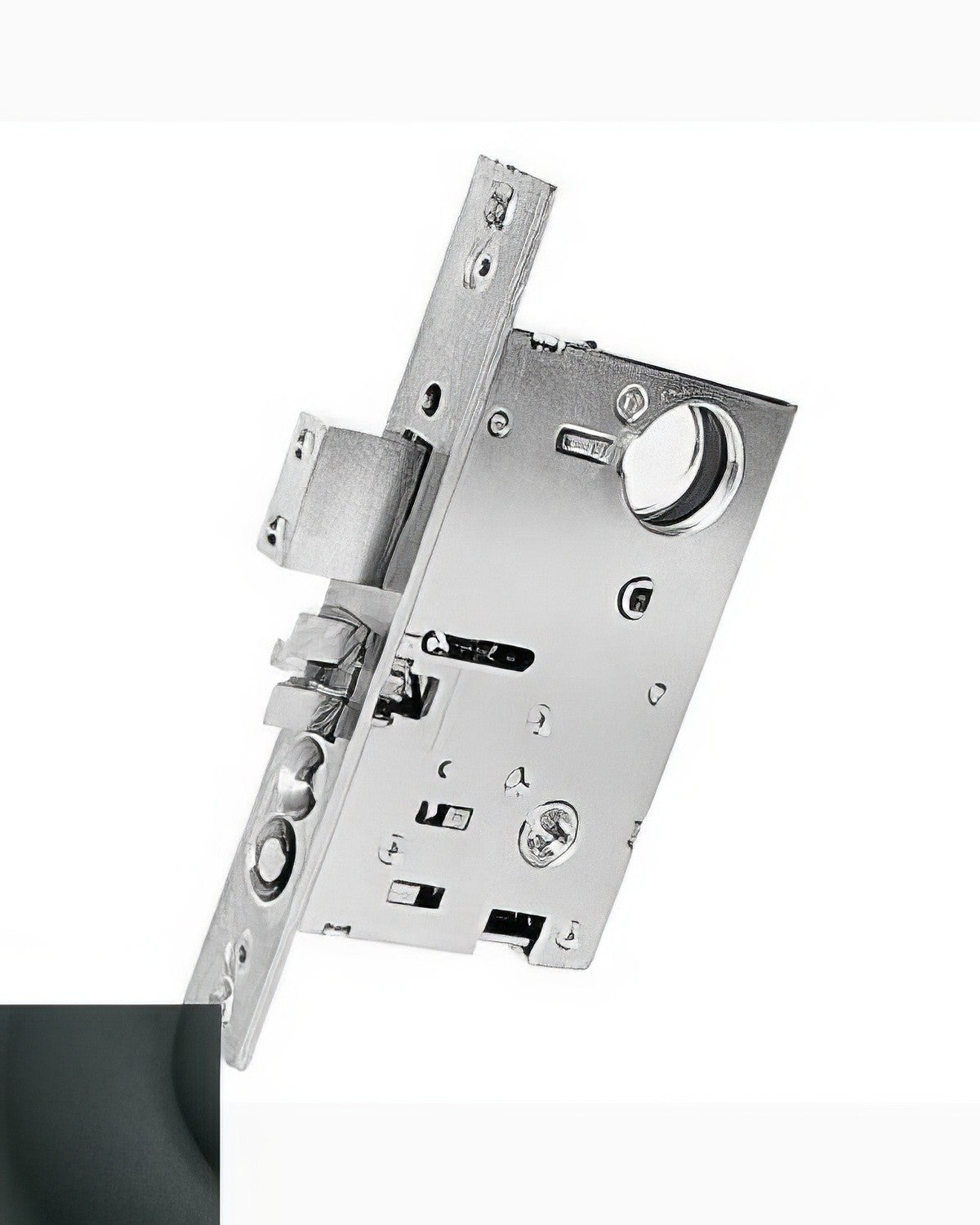 Baldwin 6060190LLS satin black mortise lock