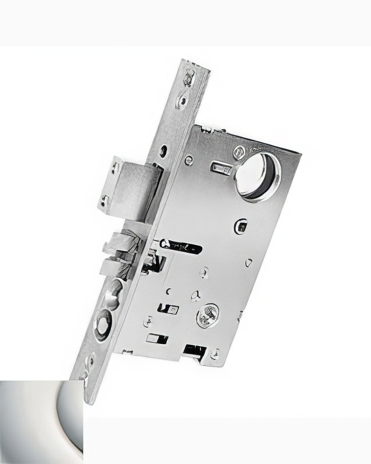 Baldwin 6065055RRLS lifetime polished nickel mortise lock