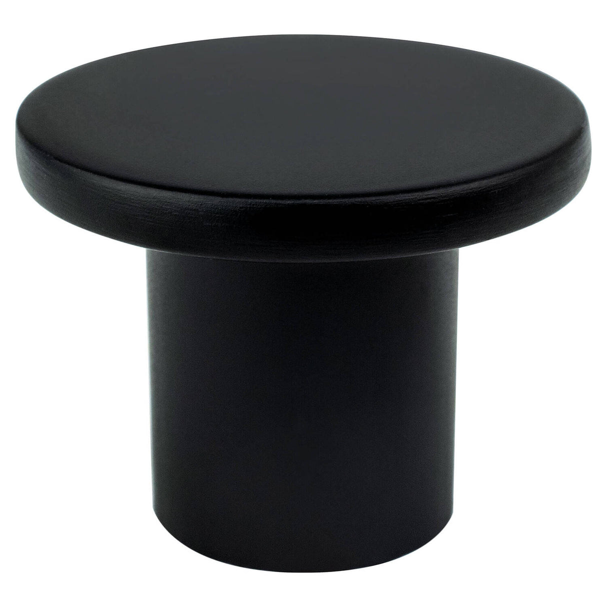 R. Christensen 6081-1055-C black round cabinet knob