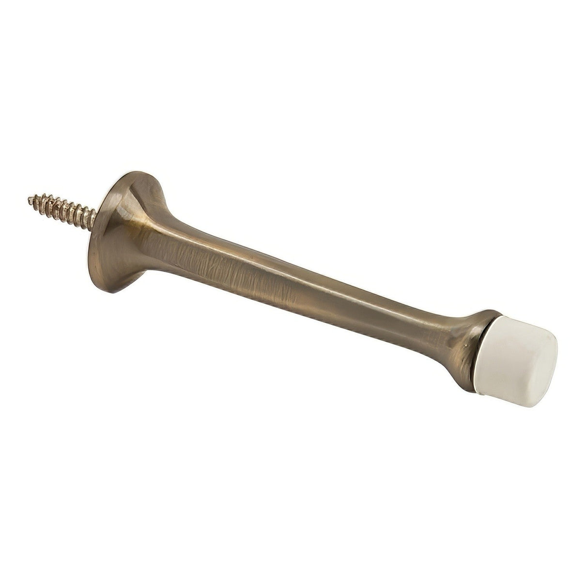 Ives 61B10 satin brass blackened baseboard door stop
