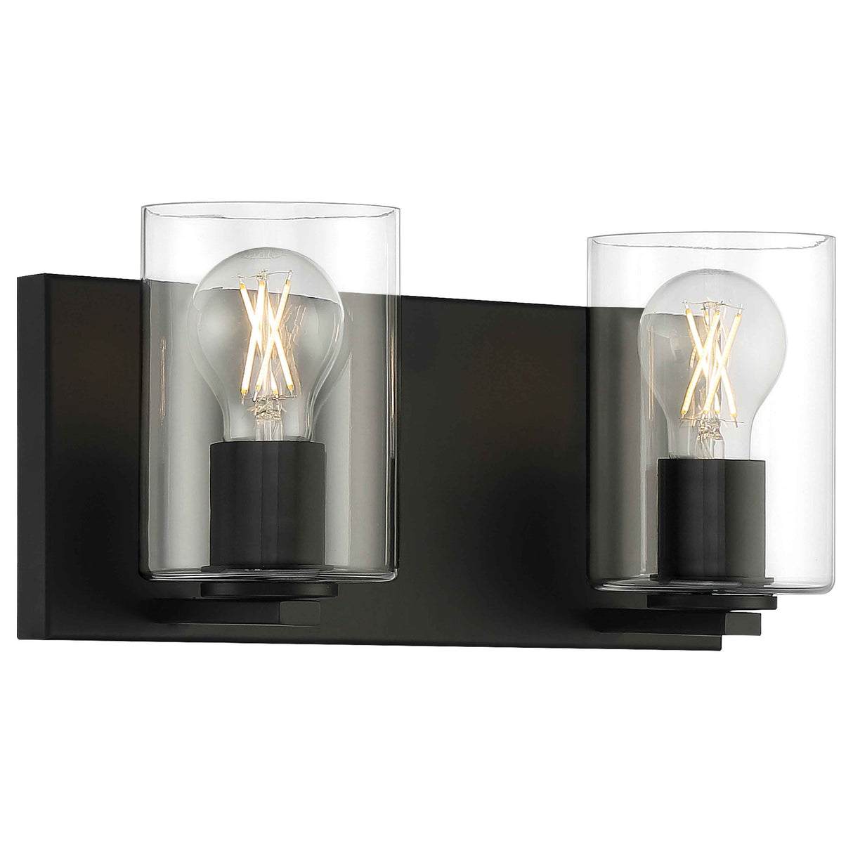 Access Lighting 62581LEDDLP-MBL/CLR 2 light led vanity