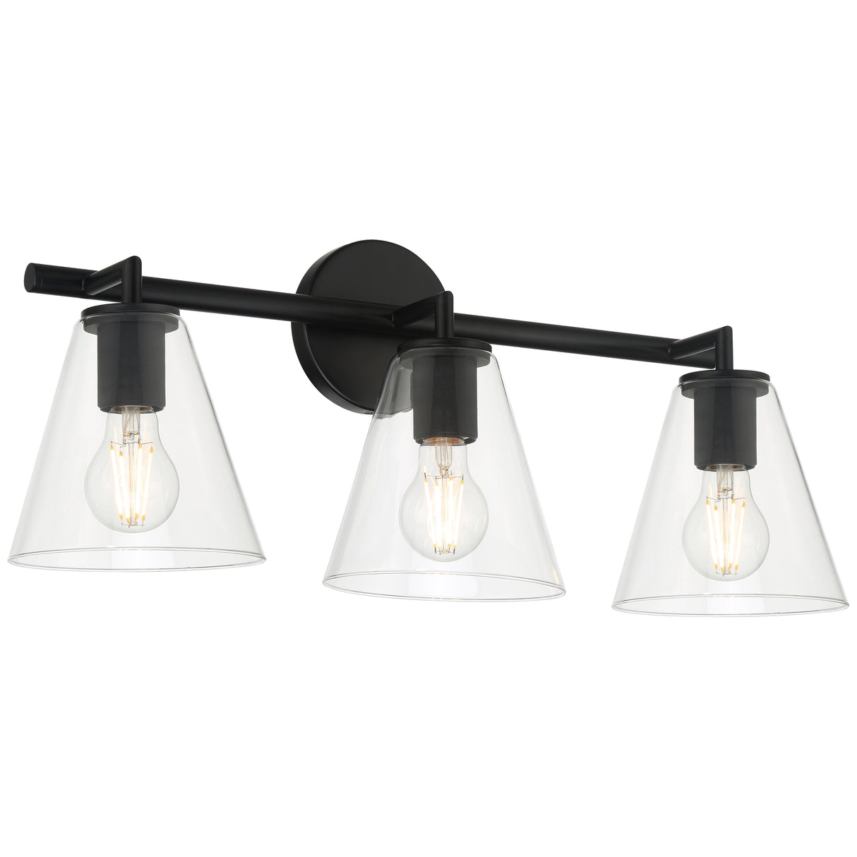 Access Lighting 62633-MBL/CLR 3 light vanity