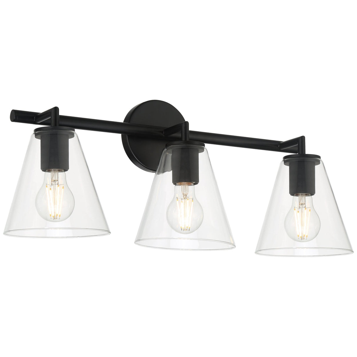Access Lighting 62633-MBL/CLR 3 light vanity