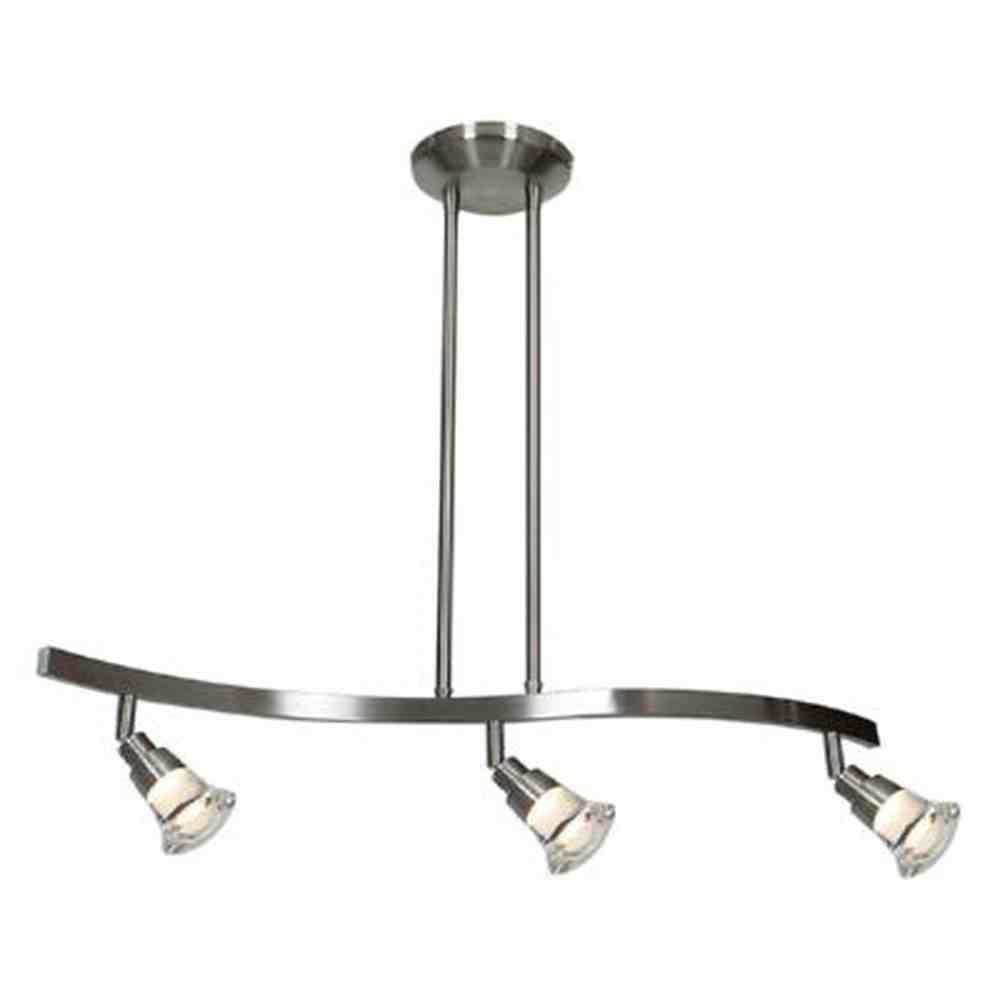 Access Lighting 63053LEDD-MC/ACR matte chrome pendant light